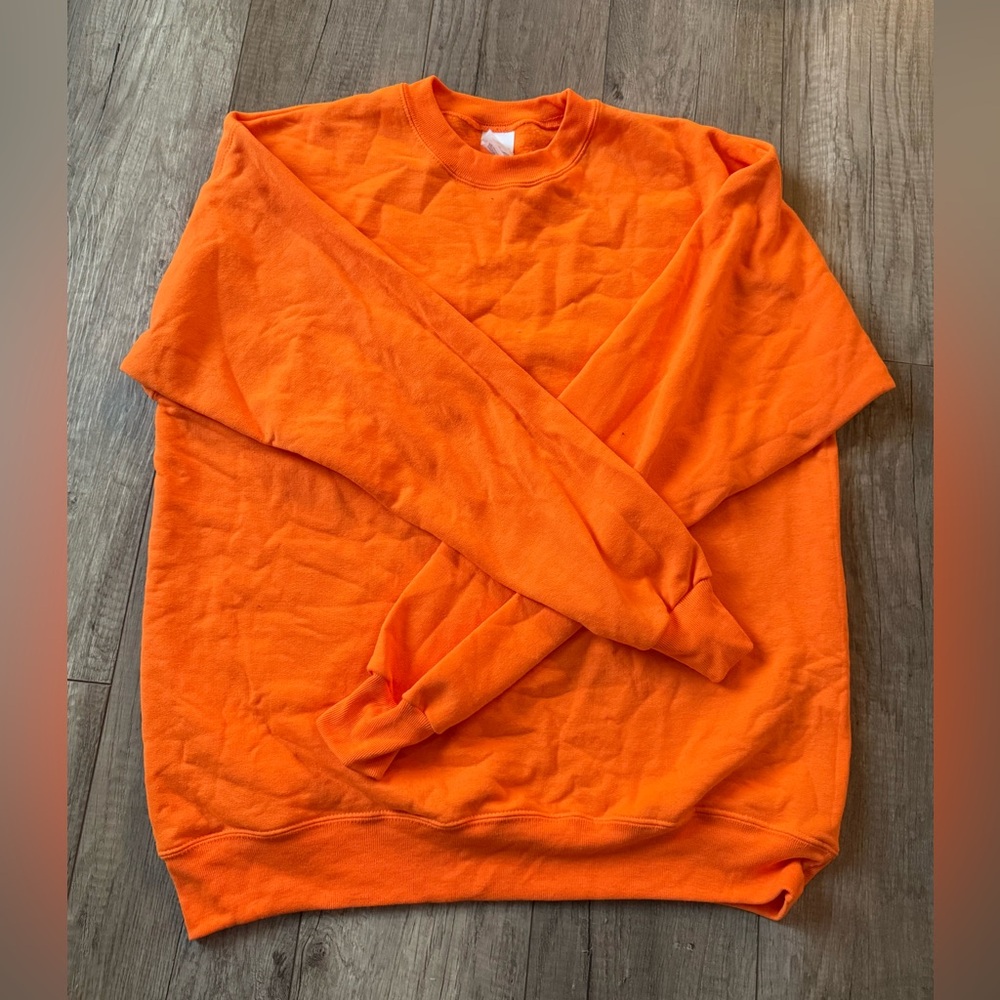 Orange Sweater